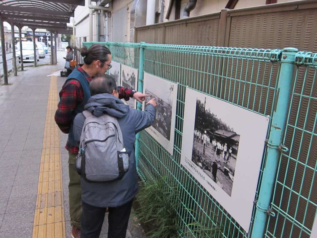 日野駅舎東側