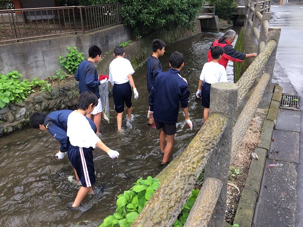 用水清掃