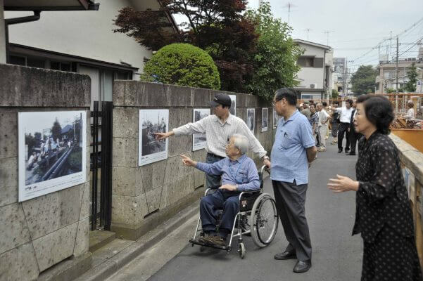 懐かしい用水の姿に話もつきません。